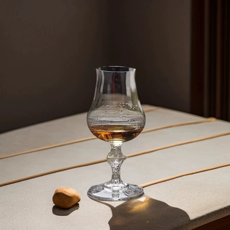 Crystal Wine Glass - 1 Stück Burgunder-Weinglas im Bordeaux-Stil, Hochwertiges