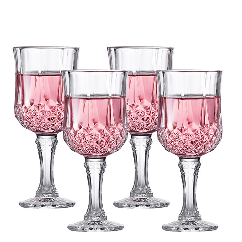 Crystal Wine Glass - 4 stücke Set Champagner Tassen Rotwein