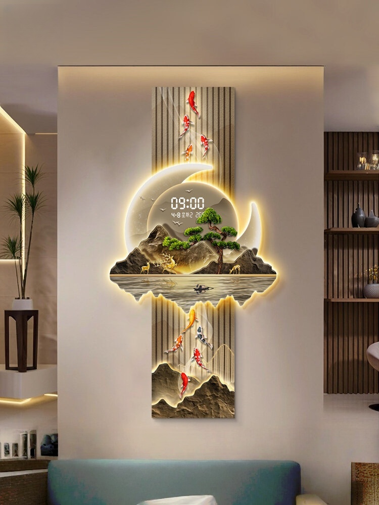 Luxury Lifestyle Photography - Design Luxus-Wanduhren Wohnzimmer LED-Wanduhr Geräuschlos Horloge