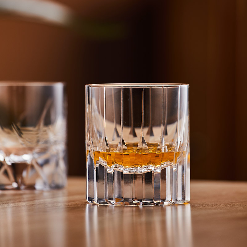 Crystal Wine Glass - K9 Kristallglas Whiskyglas Handgefertigtes Schnitzglas Edo