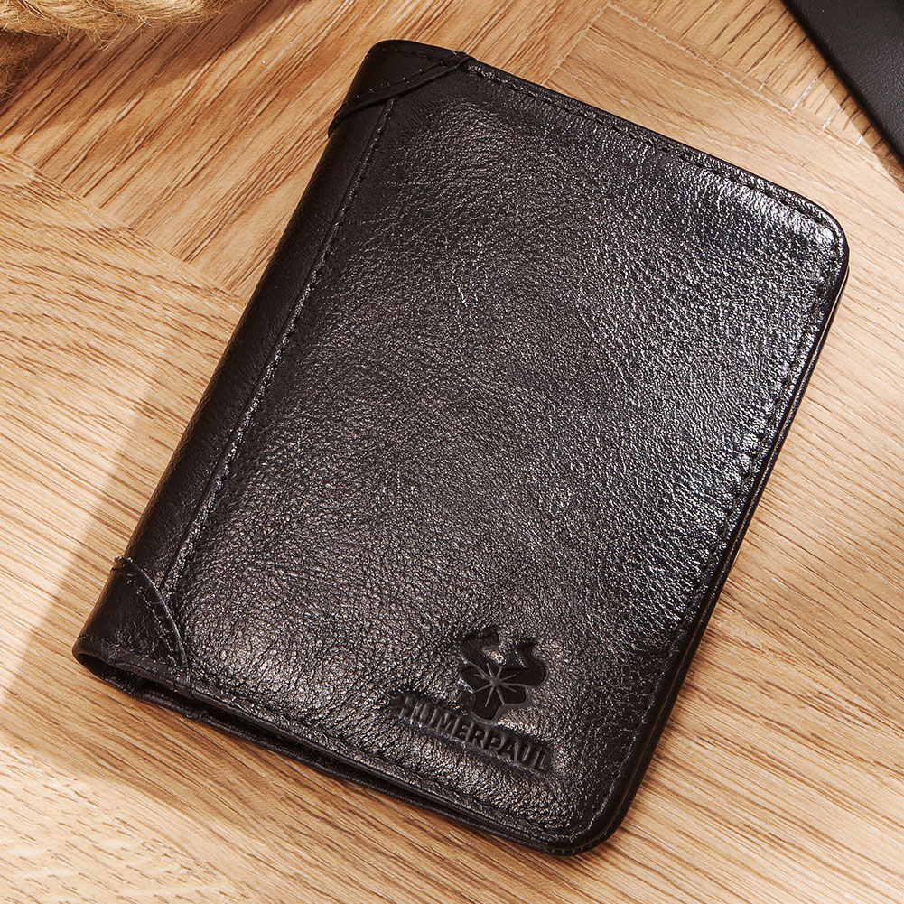Luxury Lifestyle Photography - Echt leder Herren Brieftasche RFID Blocking