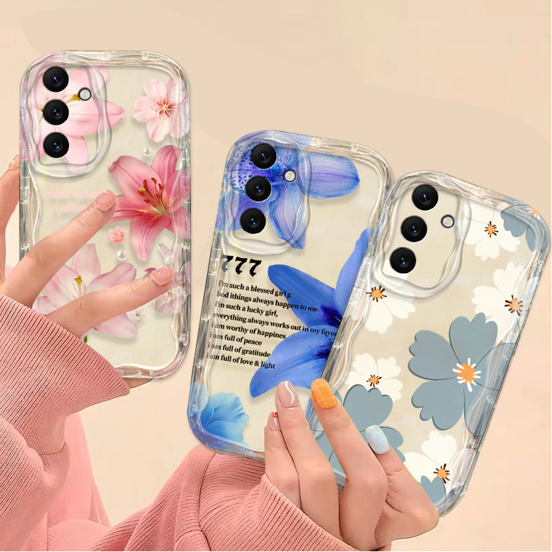 Schöne Rosa Lilien-Muster Hand – Samsung Galaxy A55 Bewertung und Preis