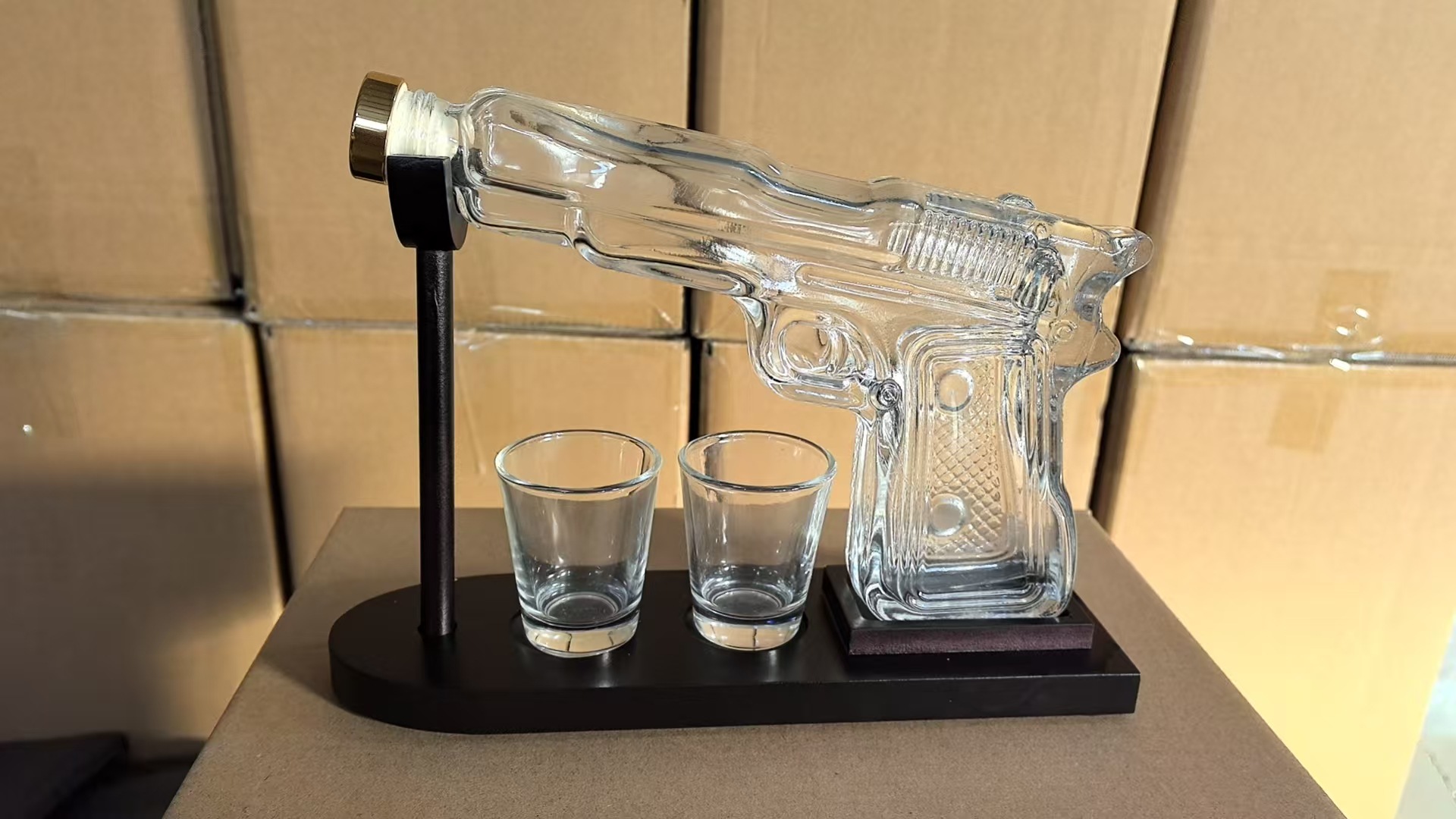 Sandhawk Glas-Pistolen-Dekante – Glass Decanter Whiskey Bewertung und Preis