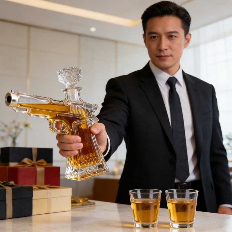 Sandhawk Glas-Pistolen-Dekante – Glass Decanter Whiskey Bewertung und Preis