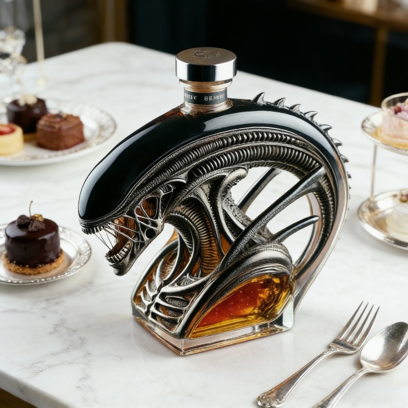 Alien Xenomorph-förmiger Whisk – Glass Decanter Whiskey Bewertung und Preis