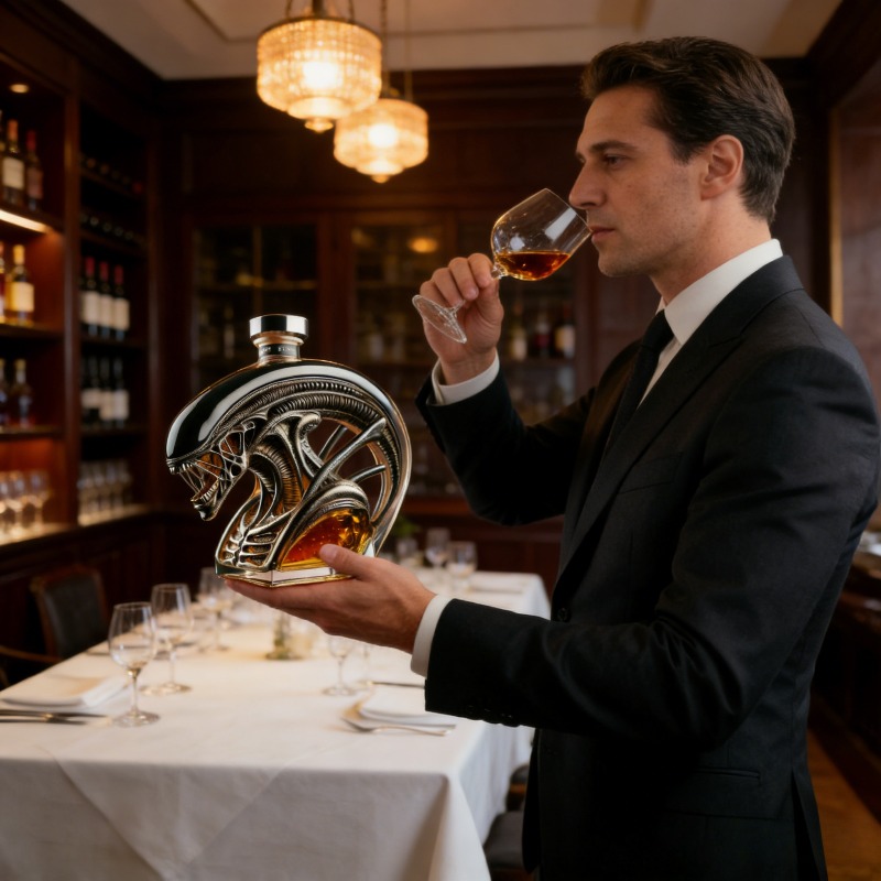Alien Xenomorph-förmiger Whisk – Glass Decanter Whiskey Bewertung und Preis