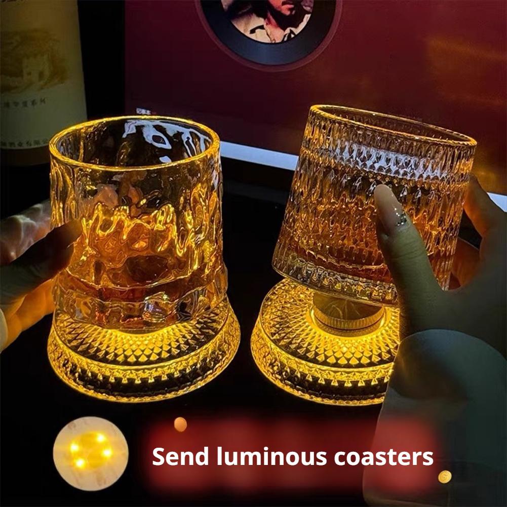Rotierendes Whiskyglas Kreativ – Crystal Wine Glass Bewertung und Preis