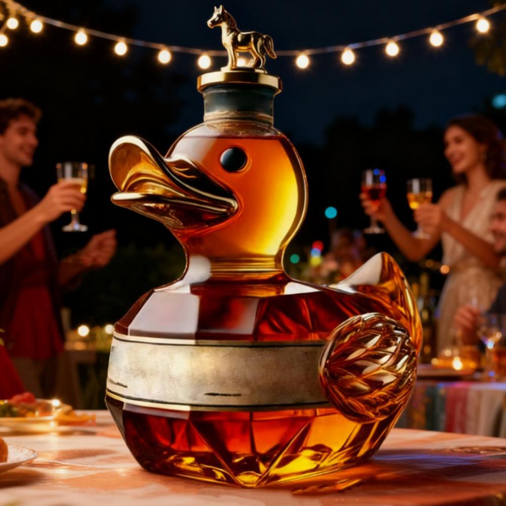 Enten-Whisky-Flasche, Glas, Ti – Glass Decanter Whiskey Bewertung und Preis