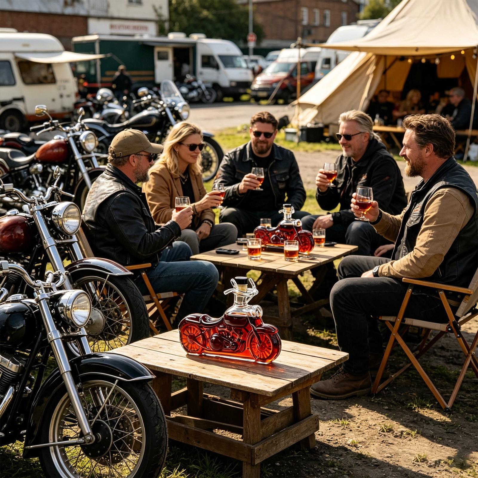 Neuer lustiger Motorrad-Whisky – Glass Decanter Whiskey Bewertung und Preis